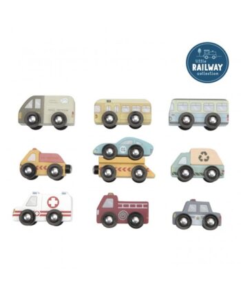 Επέκταση για τρενάκι Σετ ξύλινα οχήματα Little Dutch