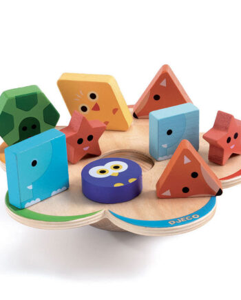 Djeco Basic παιχνίδι ισορροπίας 'Χρώματα - σχήματα'- FSC MIX