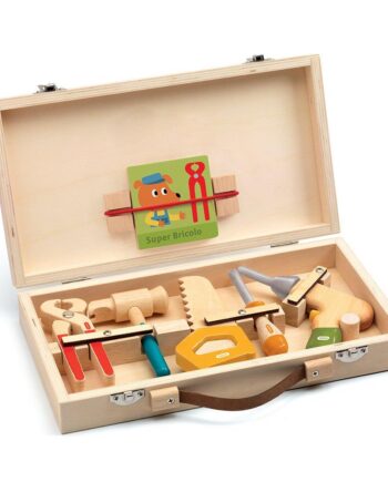 Djeco παιχνίδι ρόλων 'Βαλιτσάκι μάστορα με ξύλινα εργαλεία'