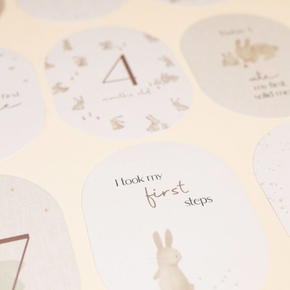 Αναμνηστικές κάρτες - Milestone Cards Baby Bunny  LITTLE DUTCH