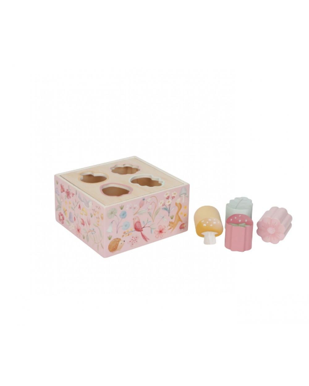 Ξύλινο Παιχνίδι Ταξινόμησης Σχημάτων Fairy Garden Little Dutch