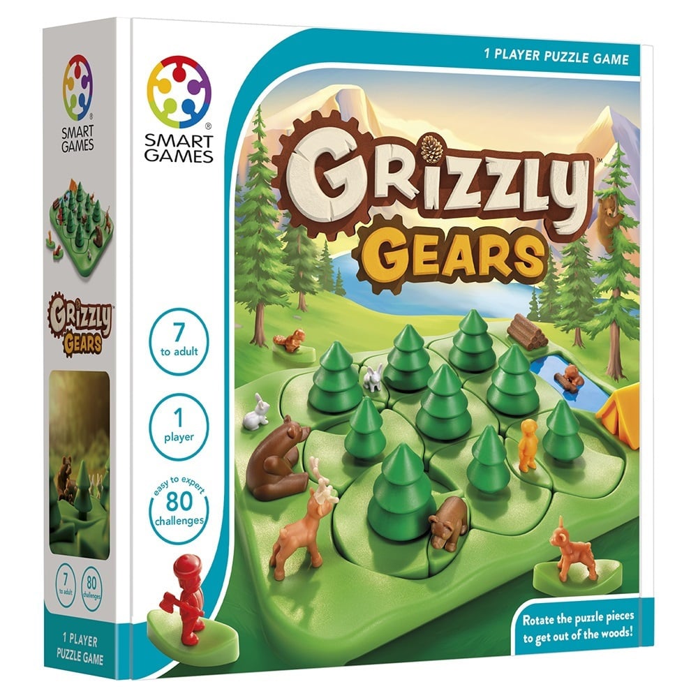 Επιτραπέζιο Παιχνίδι Grizzly Gears για 1 Παίκτη 7+ Ετών (EN) Smart Games