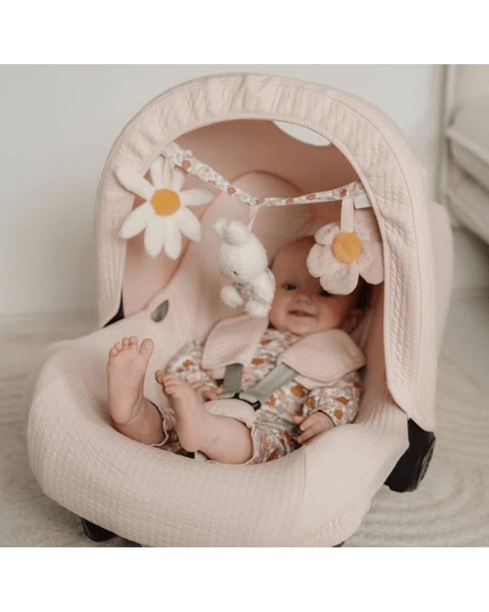 Υφασμάτινη γιρλάντα για καρότσι Vintage Little Flowers Little Dutch