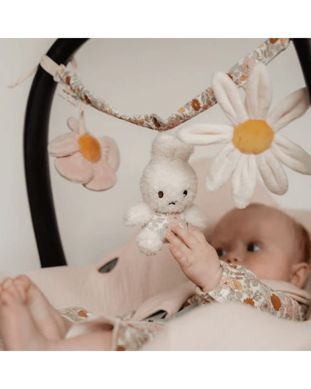 Υφασμάτινη γιρλάντα για καρότσι Vintage Little Flowers Little Dutch