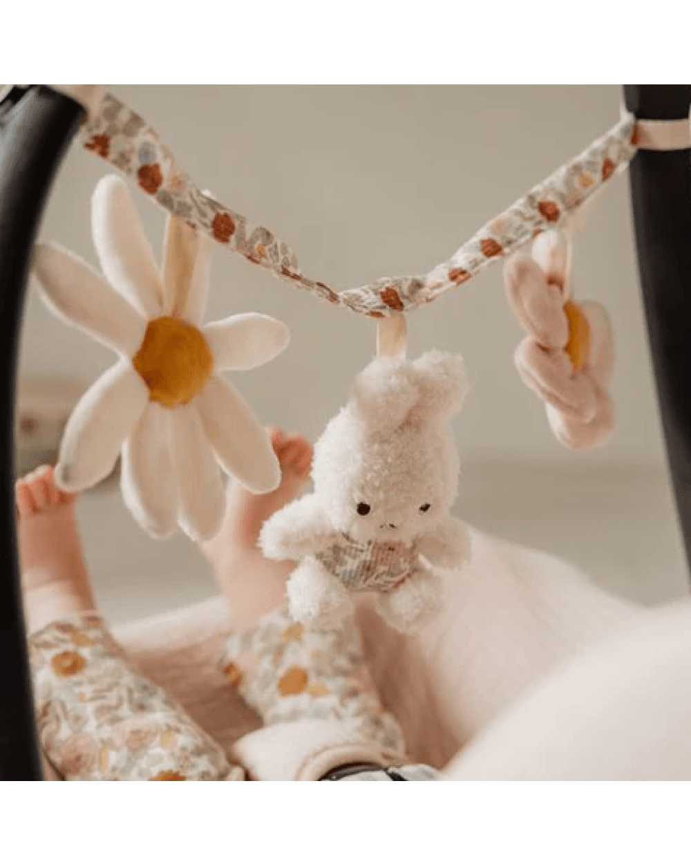 Υφασμάτινη γιρλάντα για καρότσι Vintage Little Flowers Little Dutch