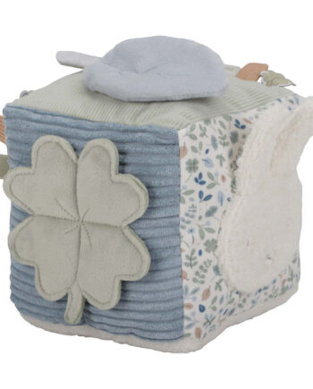 Κύβος Δραστηριοτήτων Lucky Leaves Grs από Ύφασμα για Νεογέννητα Little Dutch