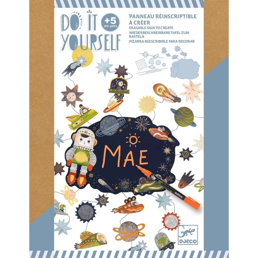 DIY φτιάχνω τον δικό μου πίνακα 'Διάστημα' Djeco