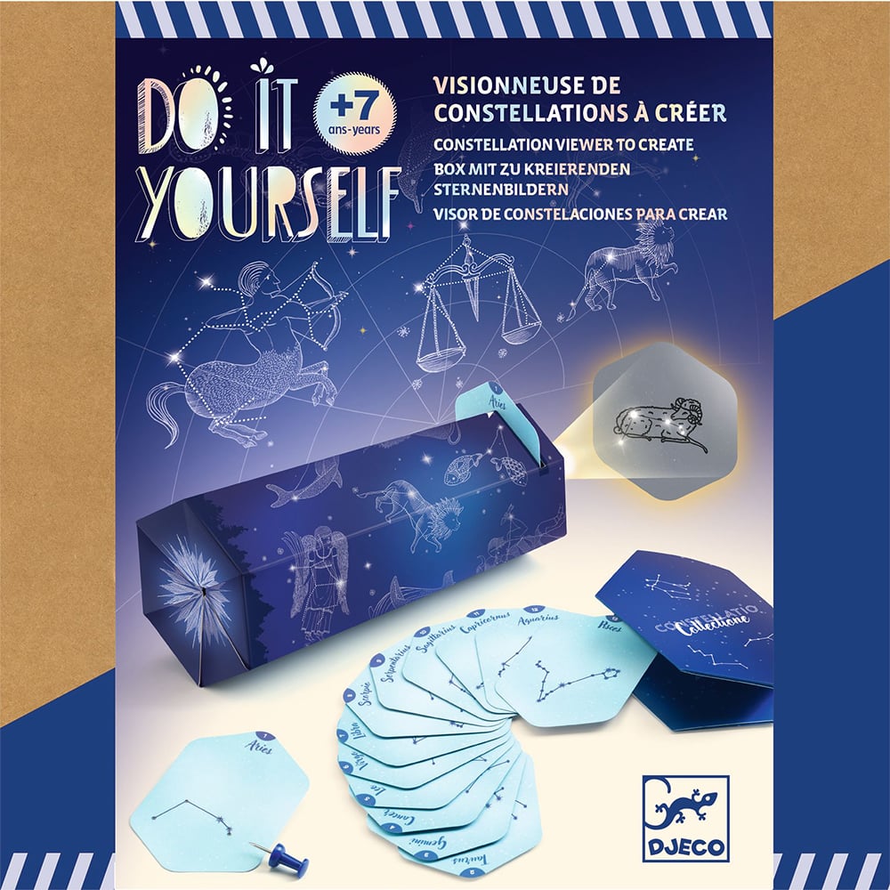 DIY Φτιάχνω προβολέα αστερισμών και ζωδίων Djeco