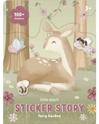 Σετ με αυτοκόλλητα Fairy Garden LITTLE DUTCH.