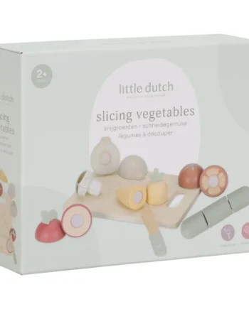 Ξύλινος δίσκος κοπής με λαχανικά FSC LITTLE DUTCH.