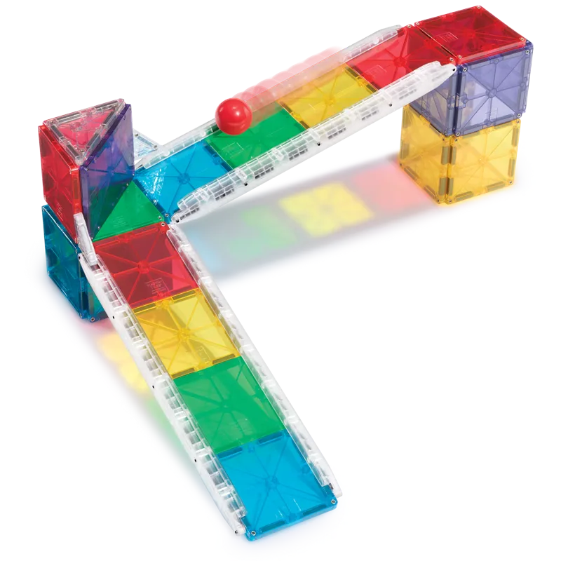 Rail Racers 33 Τεμάχια – Μαγνητικά Πλακίδια STEM με ράμπες MAGNA-TILES