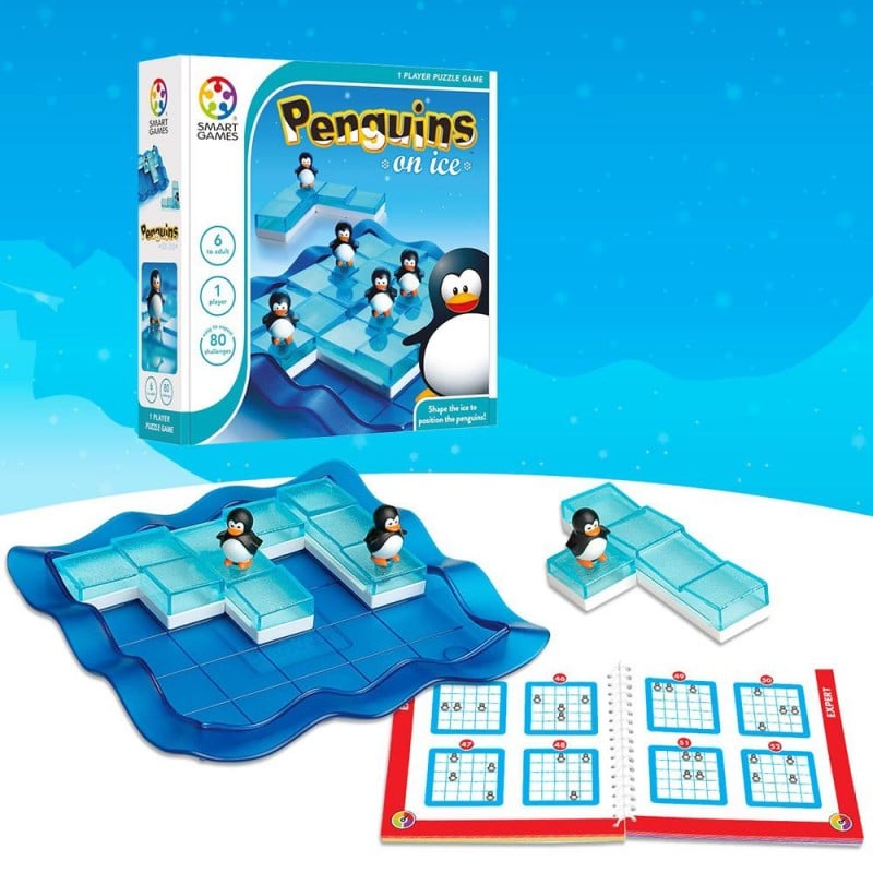 Επιτραπέζιο Παιχνίδι Penguins On Ice για 6+ Ετών Smart Games