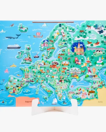 Μαγνητικός χάρτης παζλ Ευρώπη