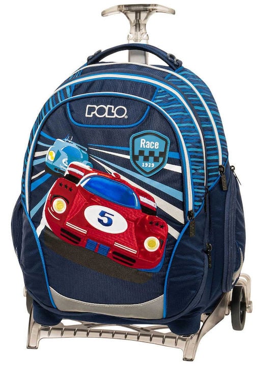 Polo Trolley Reel Σχολική Τσάντα Τρόλεϊ Δημοτικού Race Car 25lt 2025