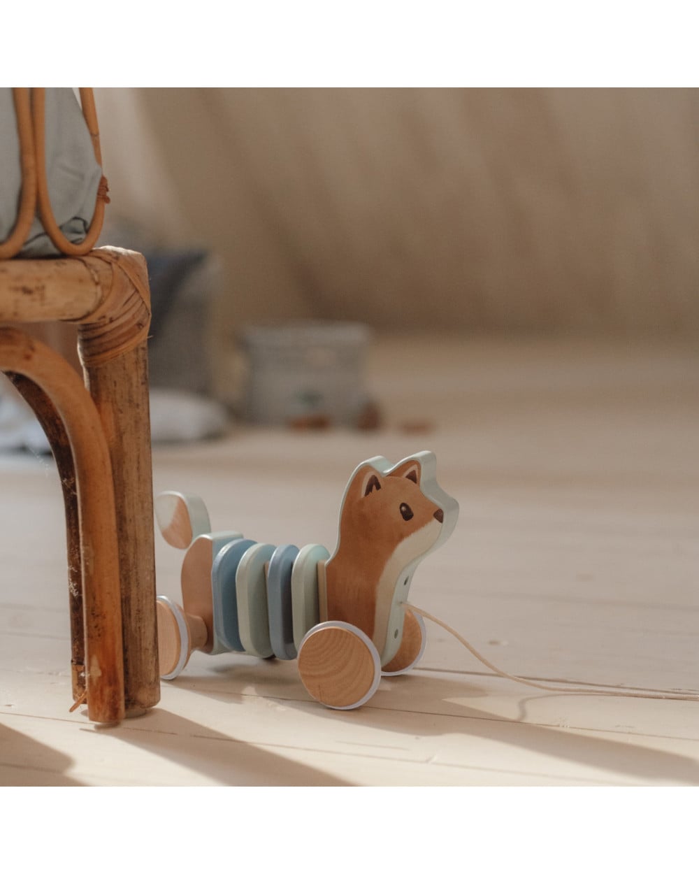 Ξύλινη τρεχαλίτσα κινούμενη αλεπού Forest Friends FSC LITTLE DUTCH.