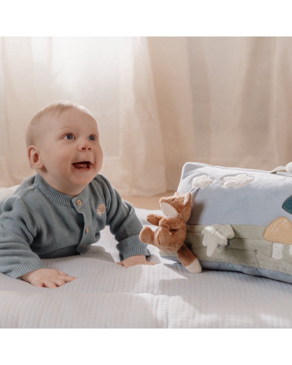 Υφασμάτινο τρίγωνο δραστηριοτήτων Forest Friends GRS LITTLE DUTCH.