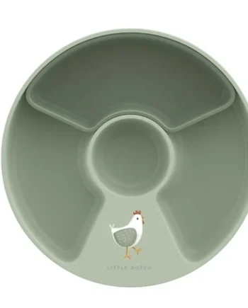 Little Dutch Παιδικό Πιατάκι Με Χωρίσματα Mio Little Farm