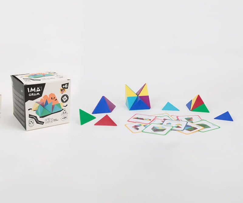 Μαγνητικό Παιχνίδι Κατασκευών Imagram 24 τεμ Imanix