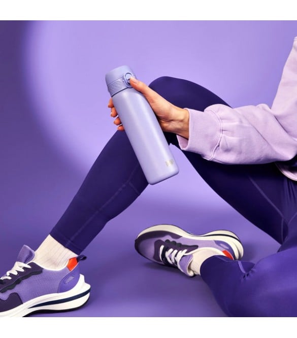 ΜΕΤΑΛΛΙΚΟ ΜΠΟΥΚΑΛΙ ION8 LEAK PROOF SLIM 600ML ΛΙΛΑ