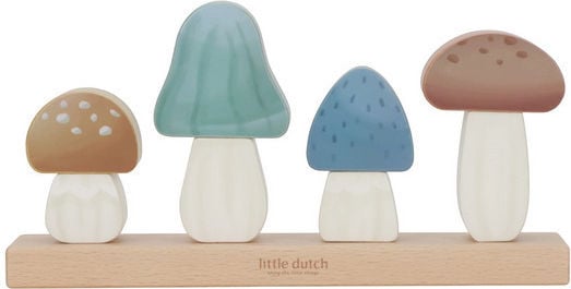 Παιχνίδι Στοίβαξης Forest Friends από Ξύλο για 12+ Μηνών Little Dutch