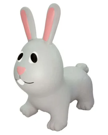 Φουσκωτό Ζωάκι Jumpy Λαγουδάκι ΓΚΡΙ 58x60x20cm  Gerardo’s Toys