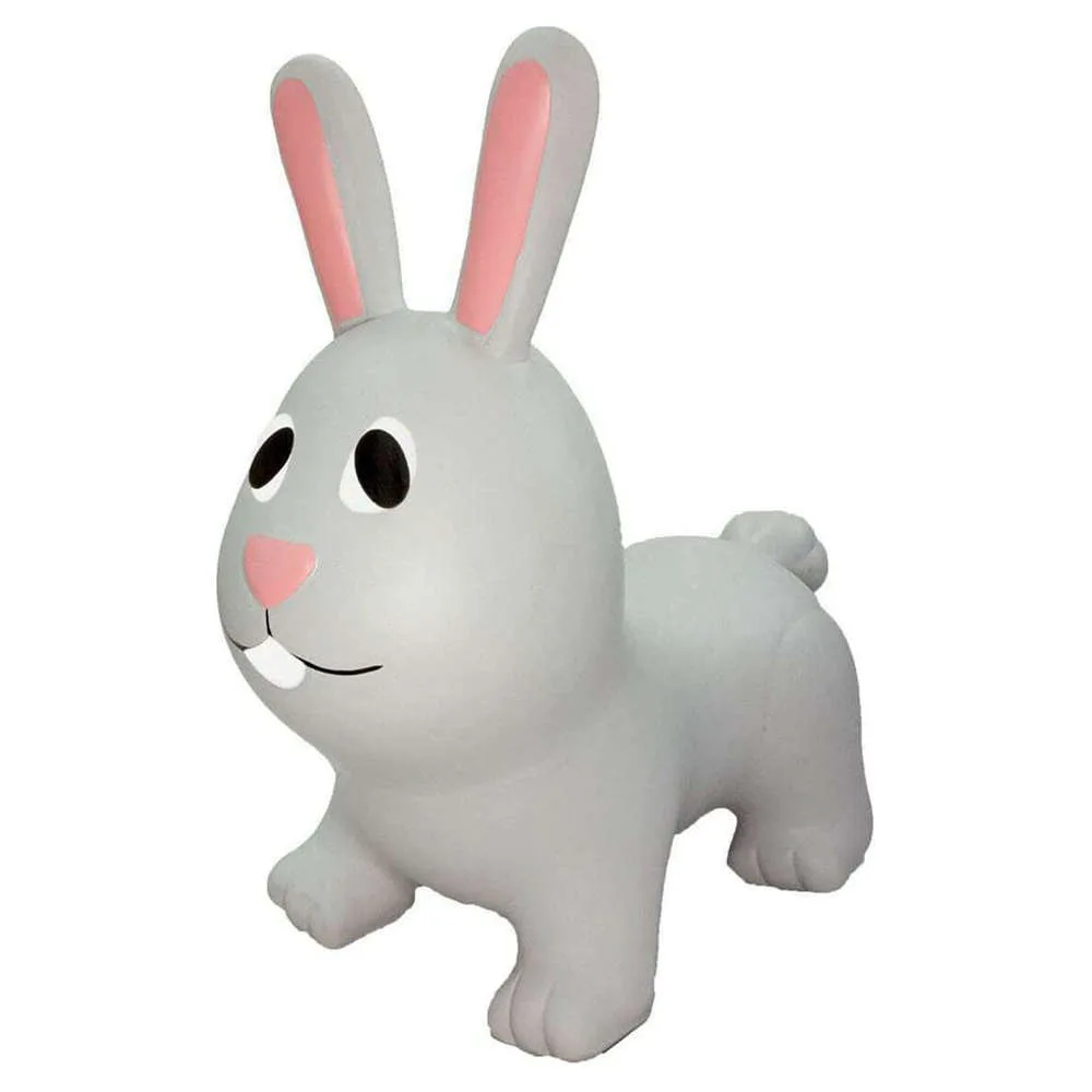 Φουσκωτό Ζωάκι Jumpy Λαγουδάκι ΓΚΡΙ 58x60x20cm Gerardo’s Toys