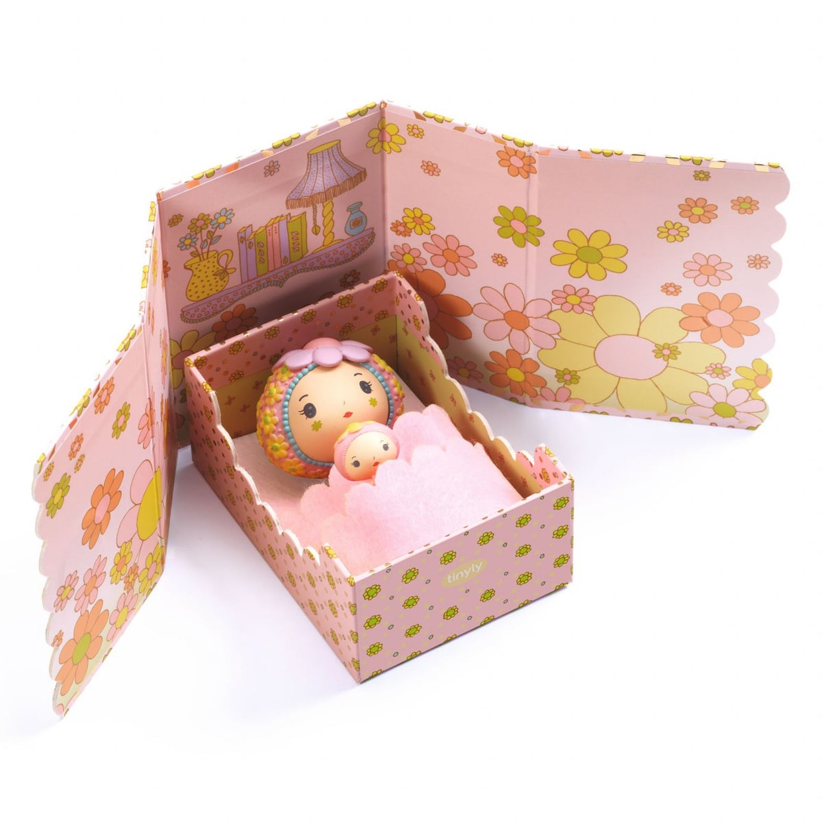 Djeco Φιγούρα Tinyly Rose Με Κουτάκι υπνοδωμάτιο