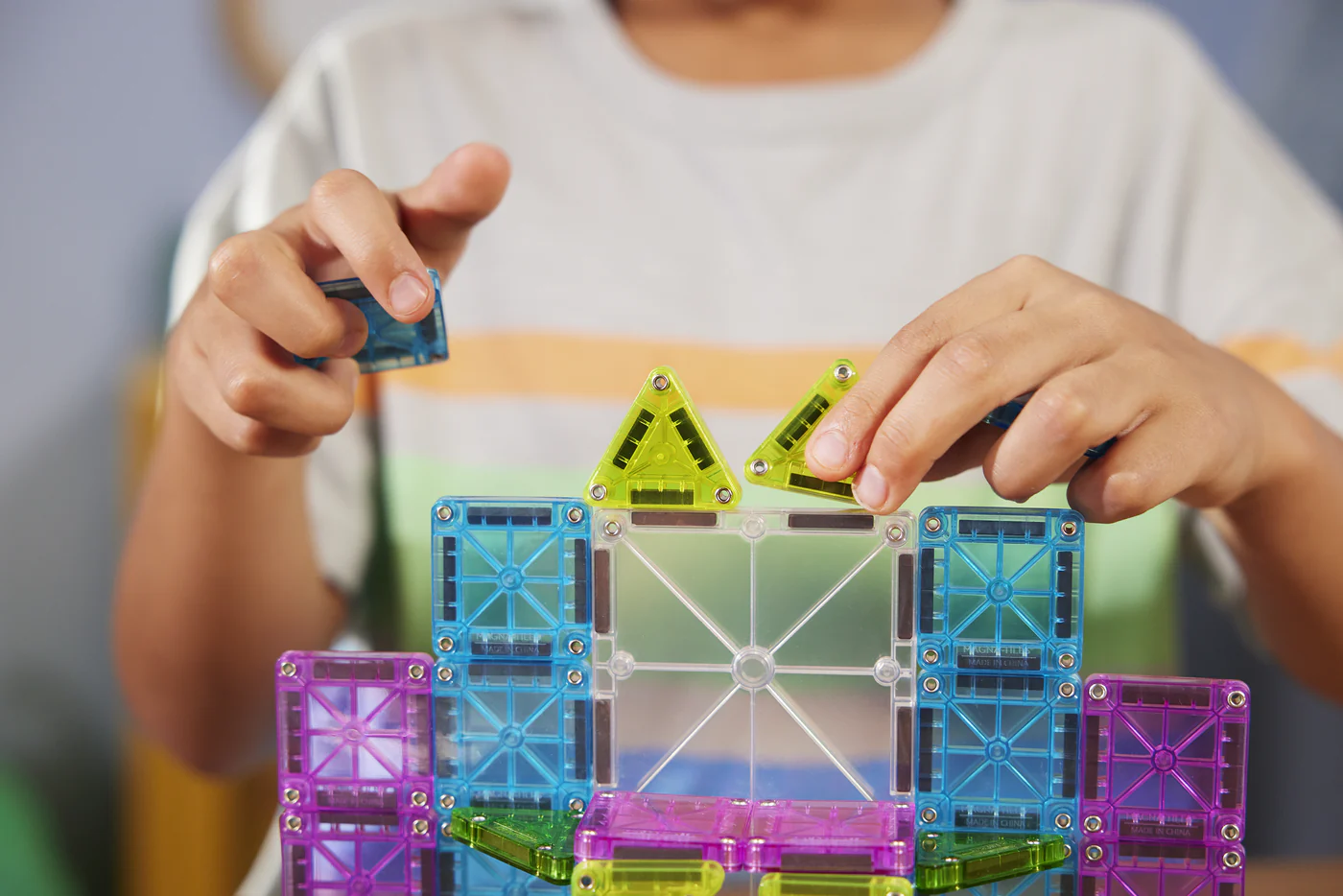Μαγνητικά Πλακίδια microMAGS Travel Deluxe 55 Κομμάτια Magna-Tiles
