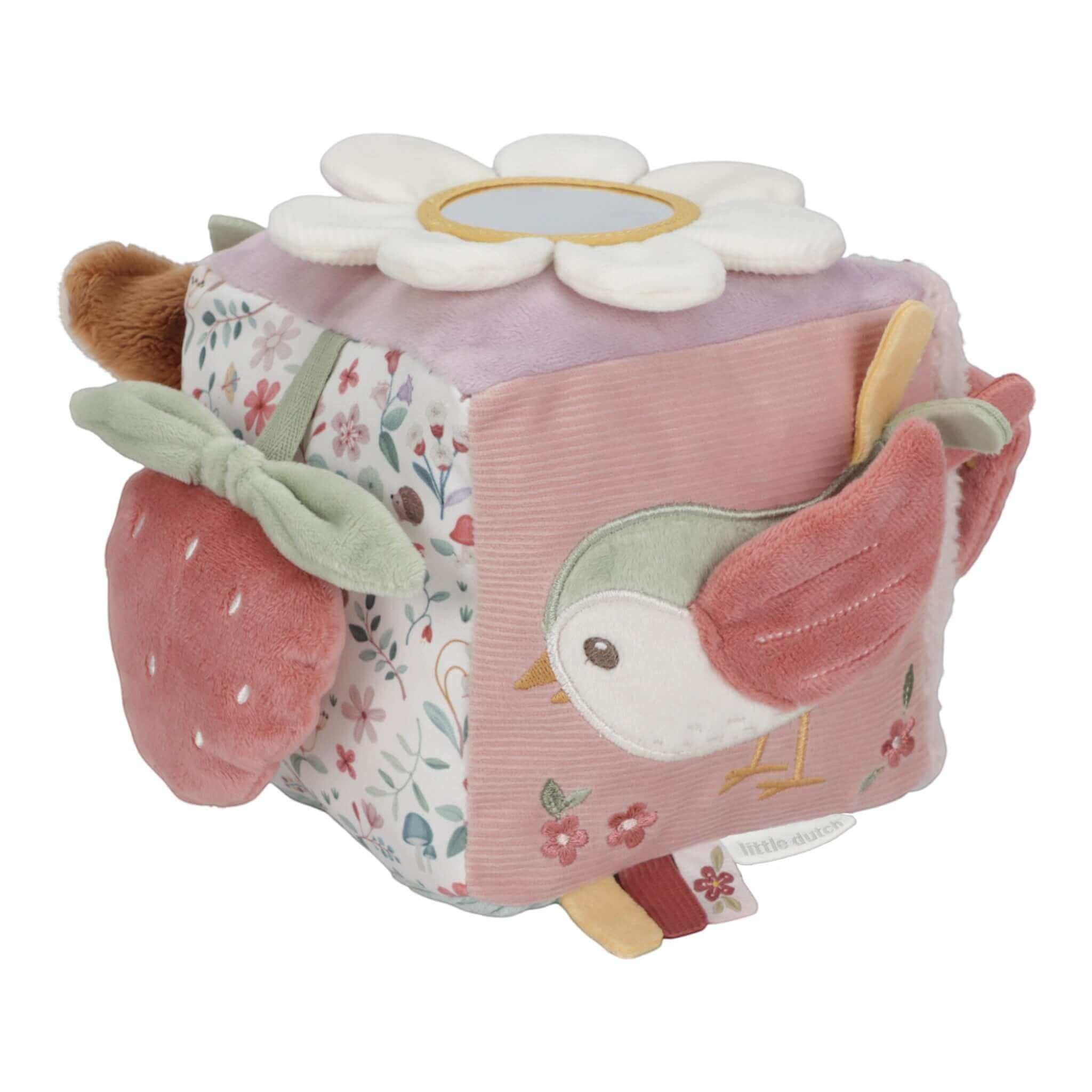 Υφασμάτινος Κύβος δραστηριοτήτων Fairy Garden GRS – Little Dutch