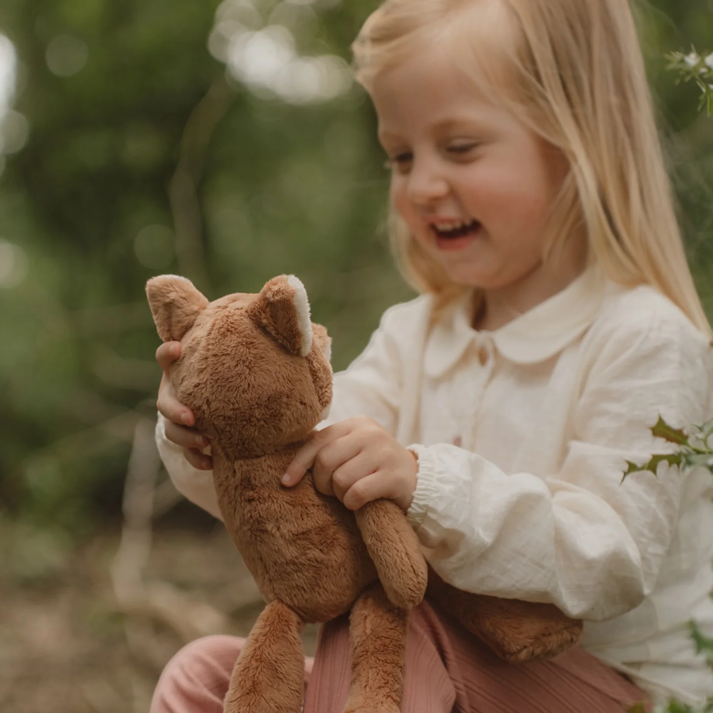 Υφασμάτινη αλεπού με μακριά ποδαράκια Forest Friends GRS LITTLE DUTCH.