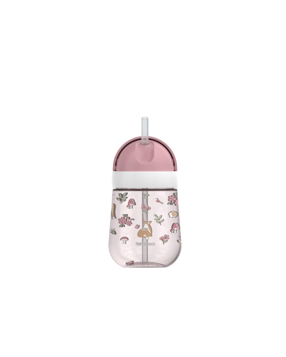 Εκπαιδευτικό ποτηράκι με καλαμάκι 300 ml - Fairy Garden LITTLE DUTCH.