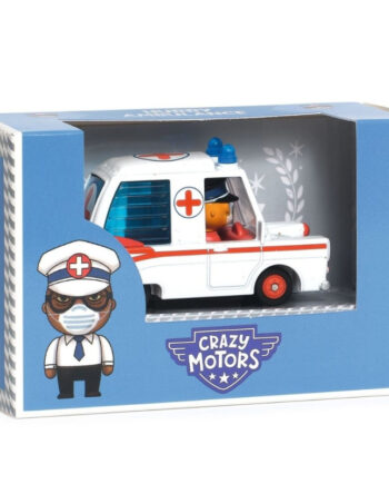 Djeco Αυτοκίνητο με φιγούρα Hurry ambulance