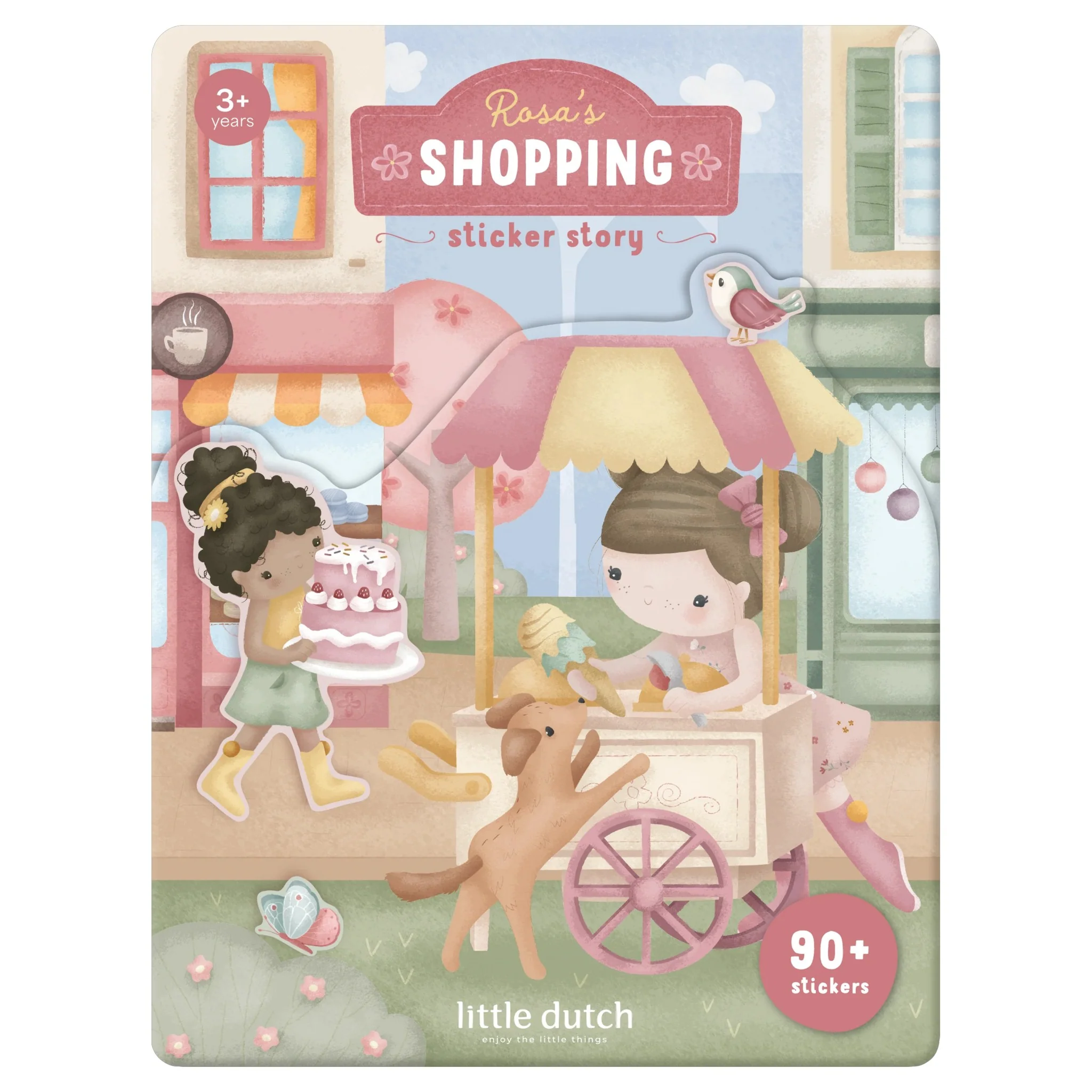 LITTLE DUTCH. Σετ με αυτοκόλλητα Rosa