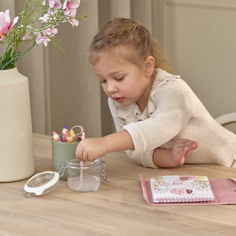 LITTLE DUTCH. Σετ ζωγραφικής με πινέλο Rosa Fairy Garden