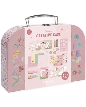 LITTLE DUTCH. Σετ ζωγραφικής - κατασκευών σε βαλιτσάκι Rosa Fairy Garden