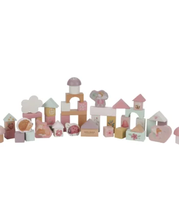 LITTLE DUTCH. Σετ ξύλινα τουβλάκια Fairy Garden FSC