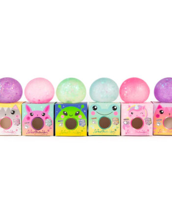Great Pretenders Squishy ζουληχτή μπάλα αντιστρές με γκλίτερ (επιλογή από 6 χρώματα)