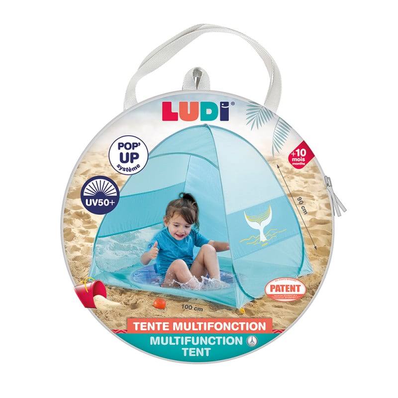 Ludi pop-up τέντα μωρού με πισίνα και UV50+ “Τιρκουάζ“