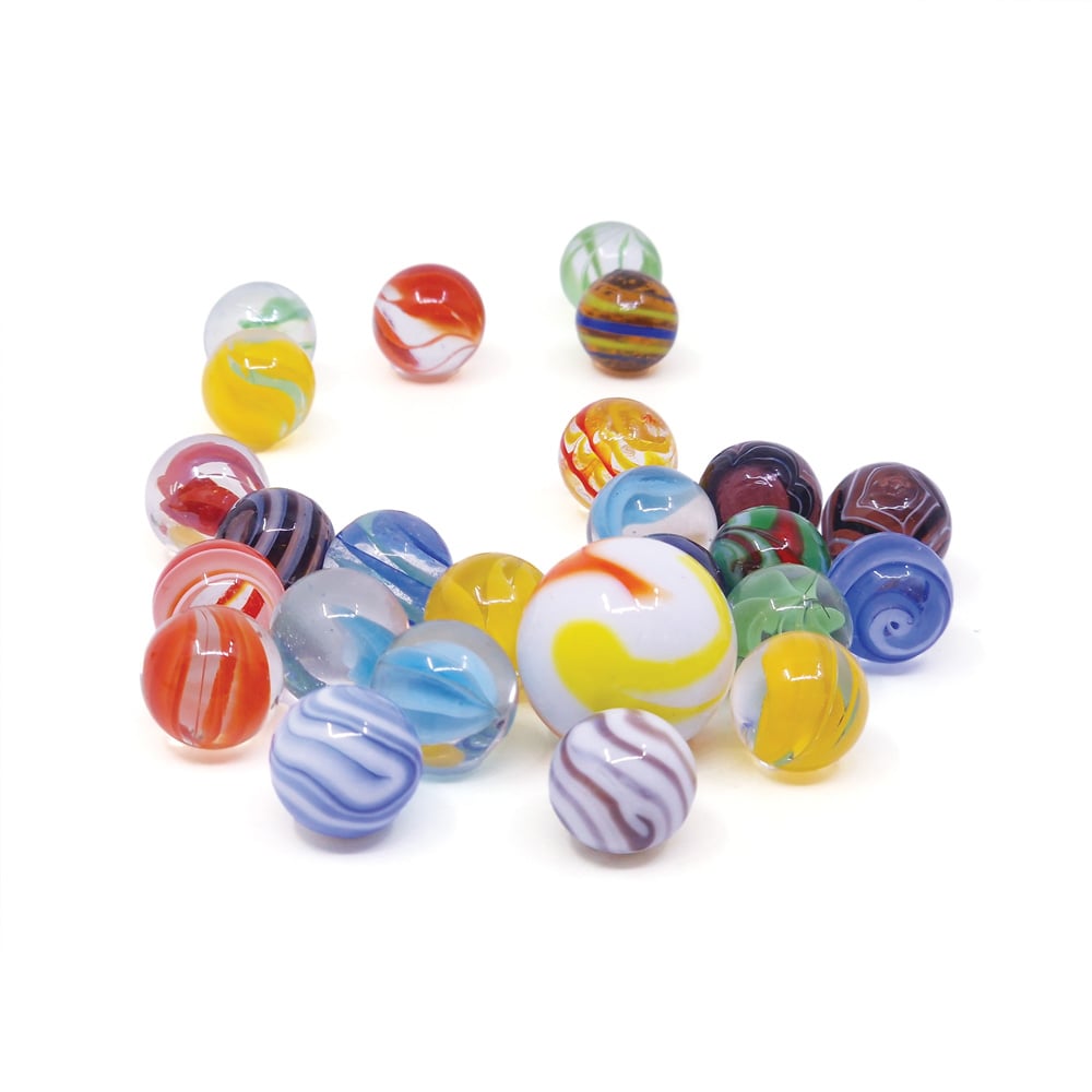 Svoora σετ με γυάλινες μπίλιες-βόλους (Marbles) 24+1τμχ.
