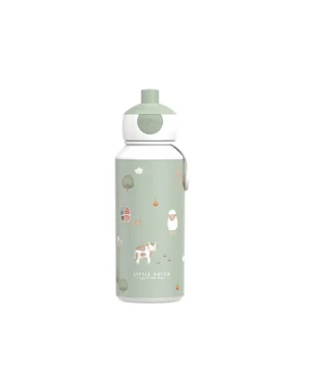 LITTLE DUTCH. Μπουκάλι με pop-up στόμιο 400ml - Little Farm