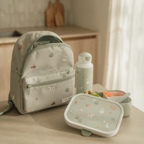 LITTLE DUTCH. Μπουκάλι με pop-up στόμιο 400ml - Little Farm