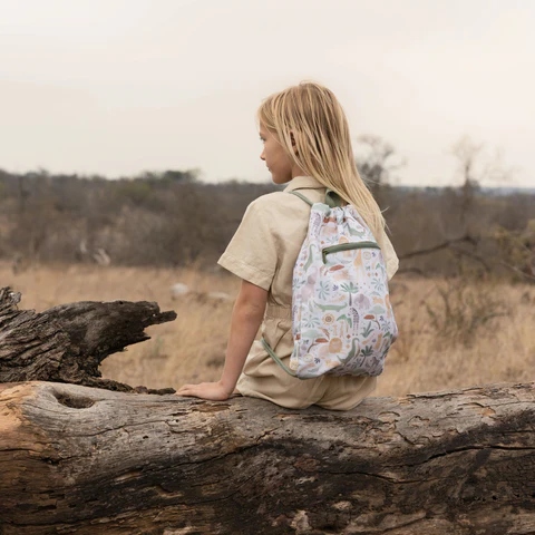 LITTLE DUTCH. Τσάντα γυμναστηρίου Safari Friends