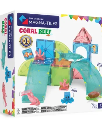 MAGNA-TILES Coral Reef 25 Τεμάχια – Μαγνητικά Πλακίδια STEM με Κοράλλια