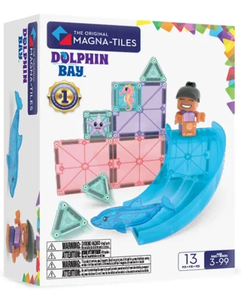 MAGNA-TILES Dolphin Bay 13 Τεμάχια – Μαγνητικά Πλακίδια STEM με Δελφίνι