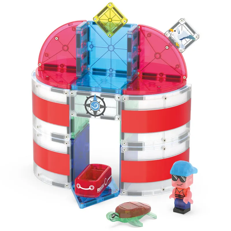 MAGNA-TILES Lighthouse Rescue 26 Τεμάχια – Μαγνητικά Πλακίδια STEM