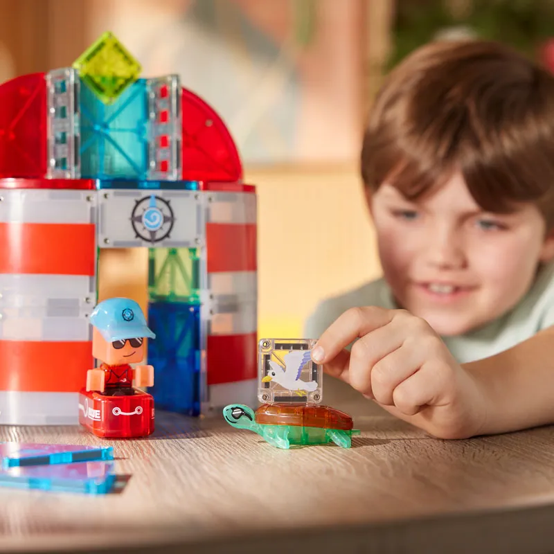 MAGNA-TILES Lighthouse Rescue 26 Τεμάχια – Μαγνητικά Πλακίδια STEM