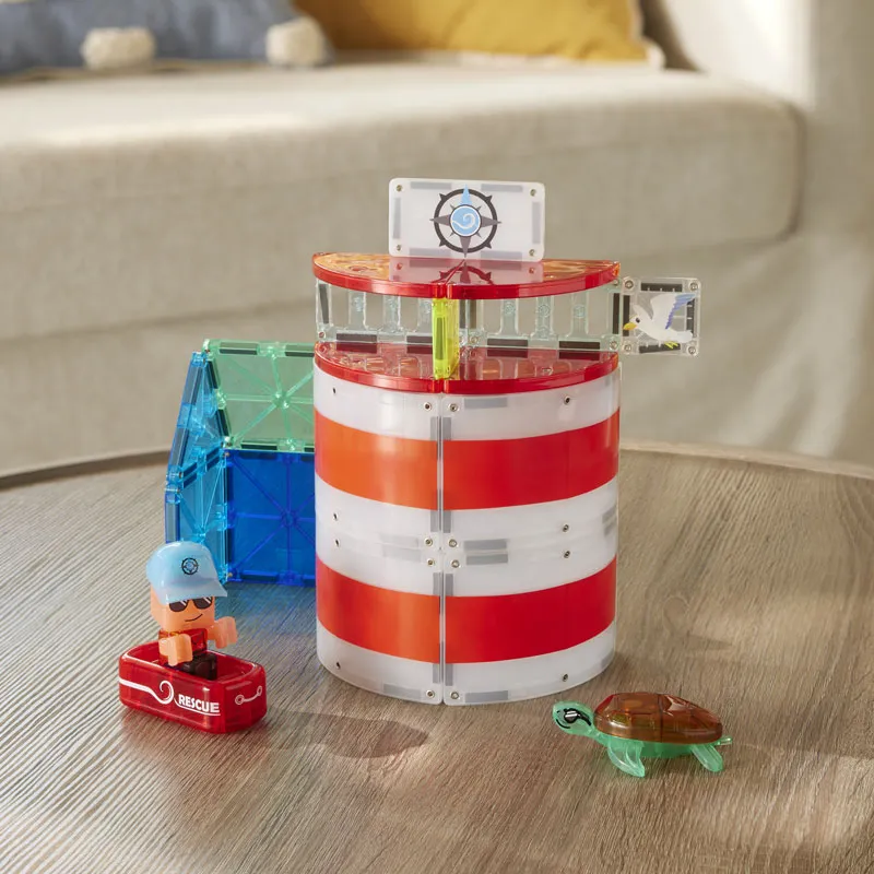 MAGNA-TILES Lighthouse Rescue 26 Τεμάχια – Μαγνητικά Πλακίδια STEM