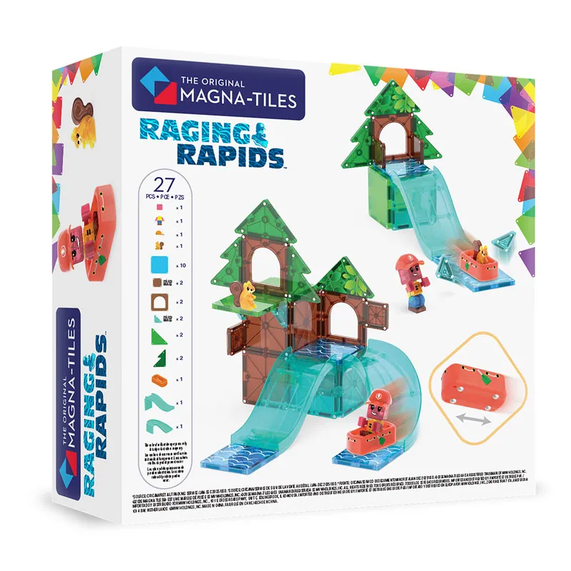 MAGNA-TILES Raging Rapids 27 Τεμάχια – Μαγνητικά Πλακίδια STEM