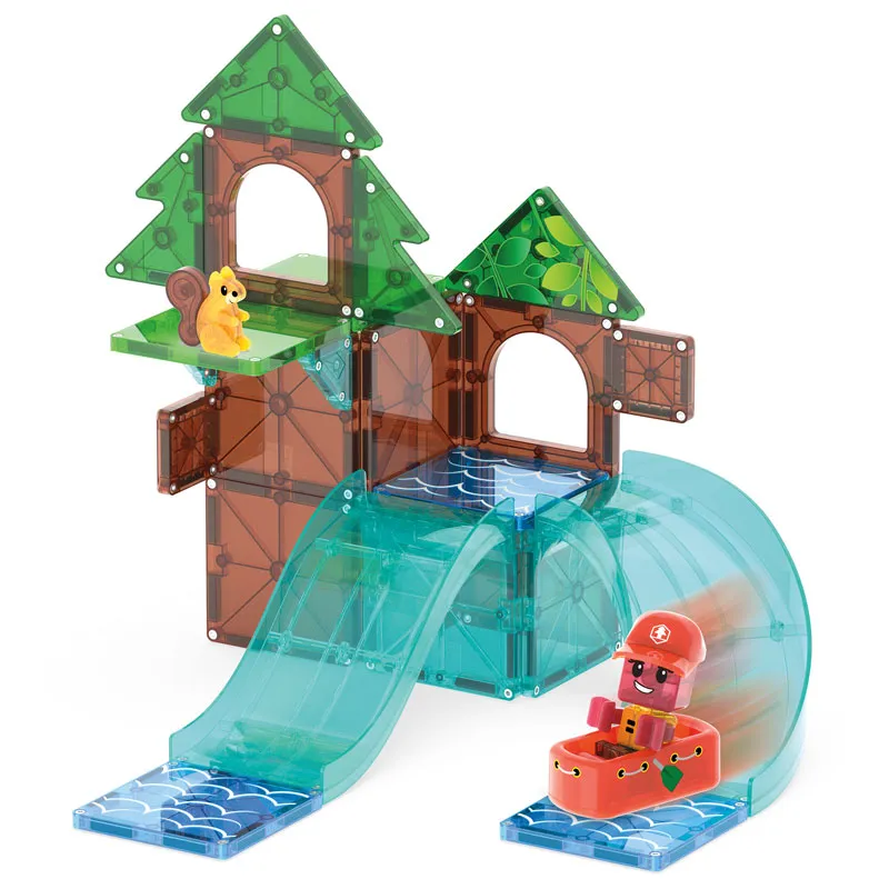 MAGNA-TILES Raging Rapids 27 Τεμάχια – Μαγνητικά Πλακίδια STEM