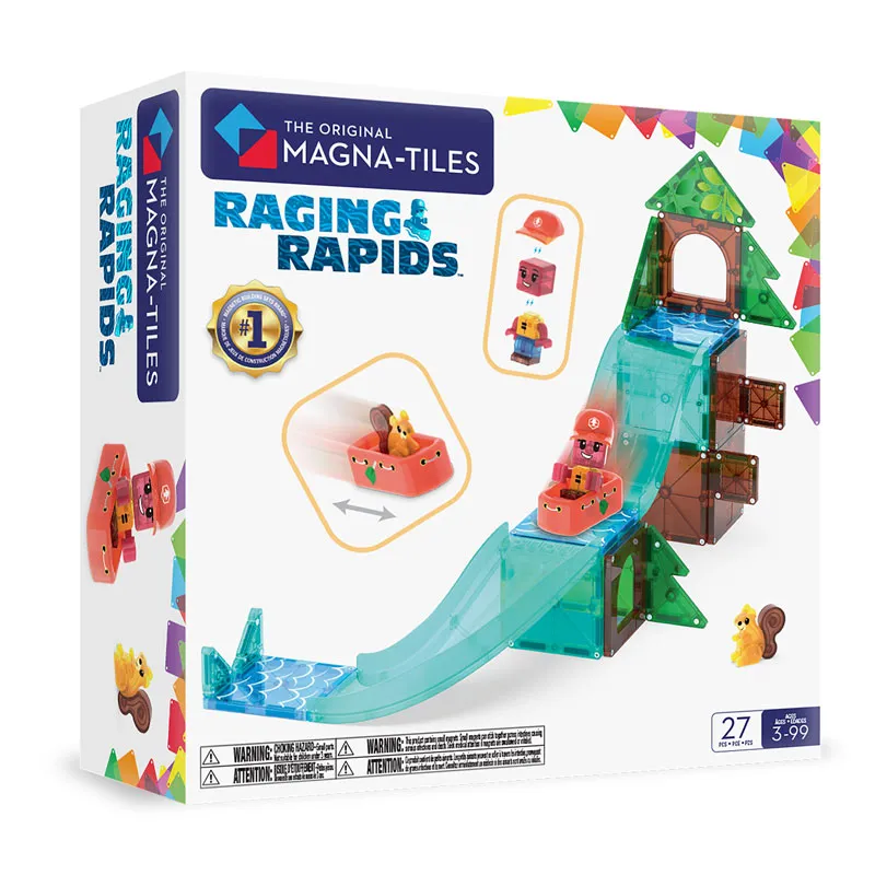 MAGNA-TILES Raging Rapids 27 Τεμάχια – Μαγνητικά Πλακίδια STEM